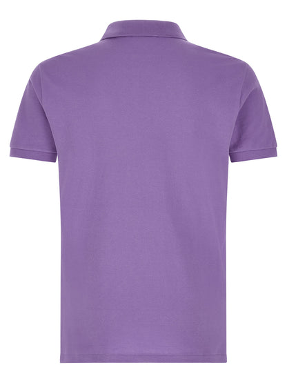 Polo Ralph Lauren Polo de algodón morado