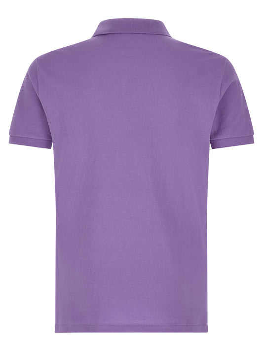Polo Ralph Lauren Polo de algodón morado