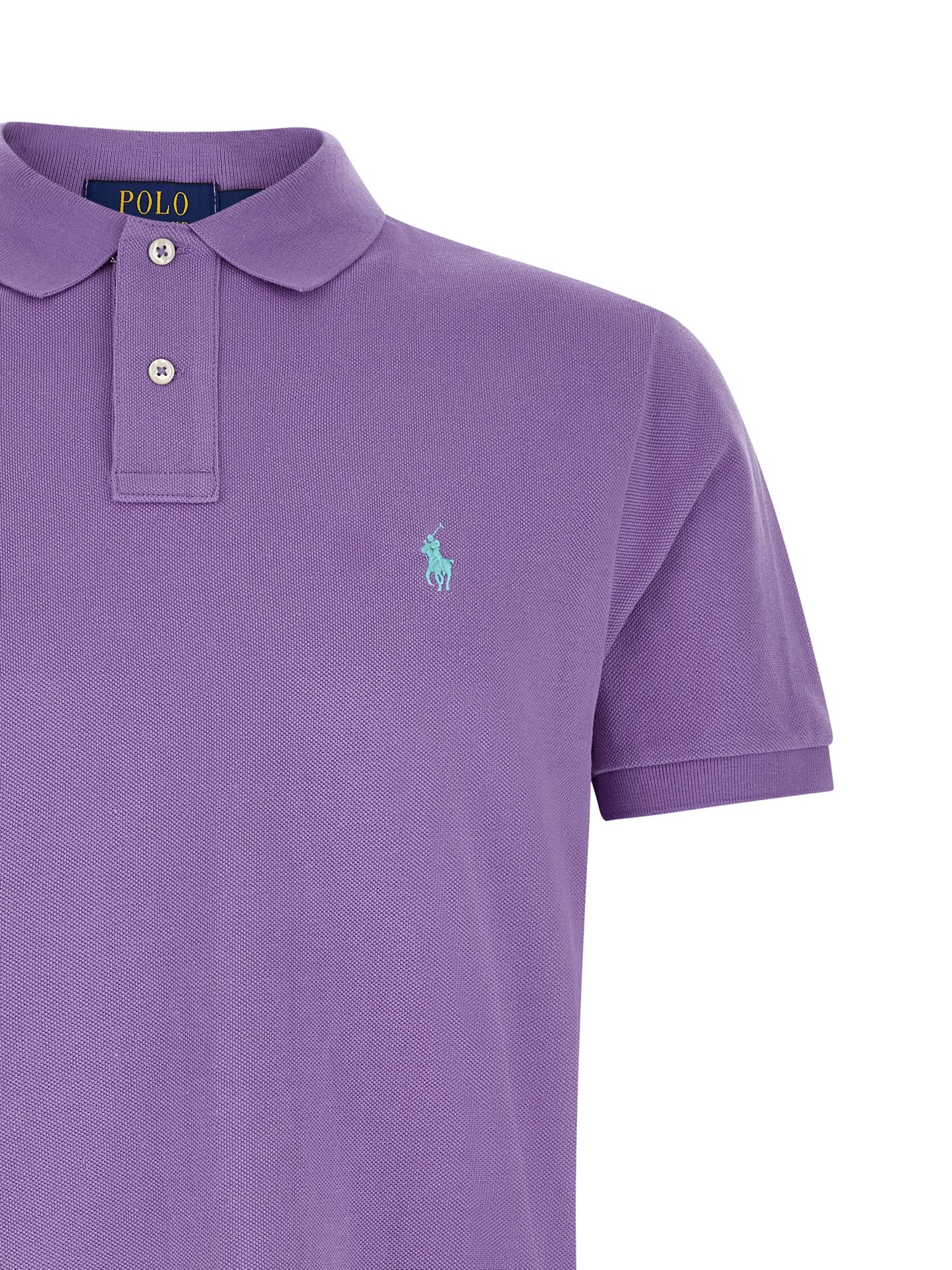Polo Ralph Lauren Polo de algodón morado