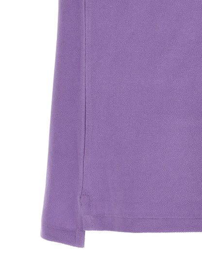 Polo Ralph Lauren Polo de algodón morado