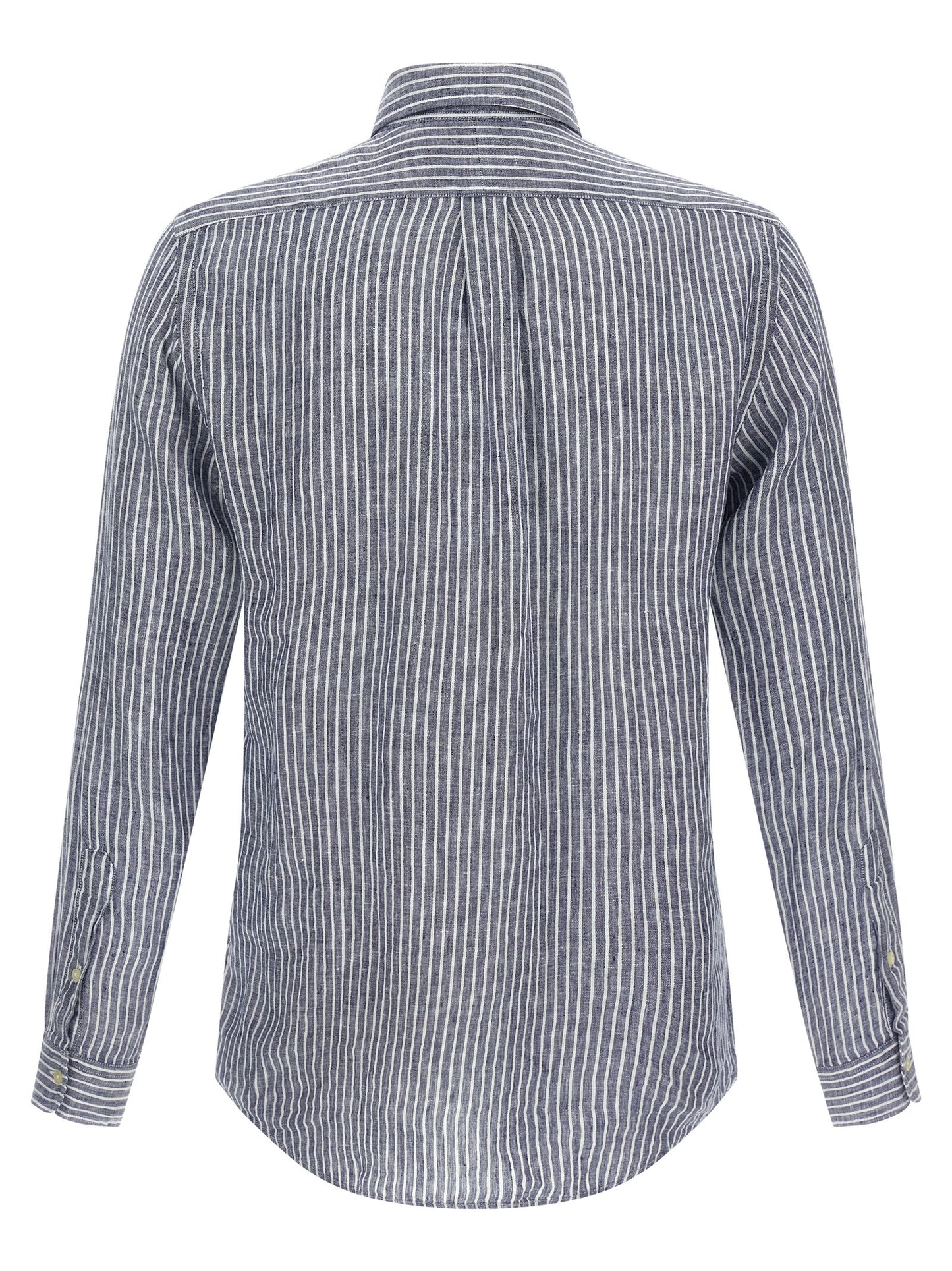 Blusa de lino azul Polo Ralph Lauren