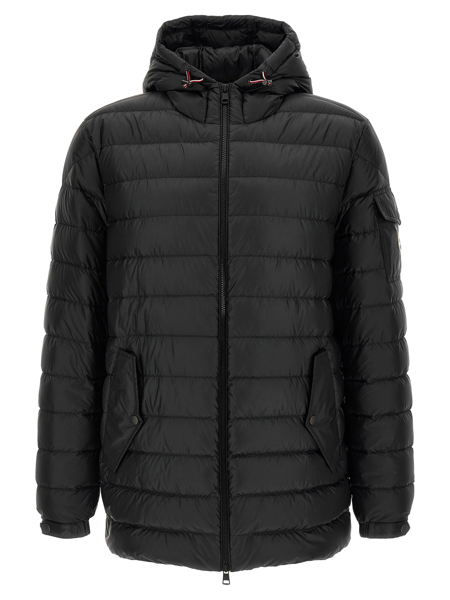 Parka Moncler de poliamida negra