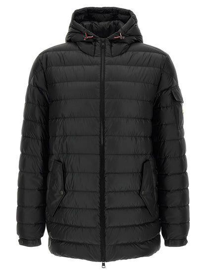Parka Moncler de poliamida negra