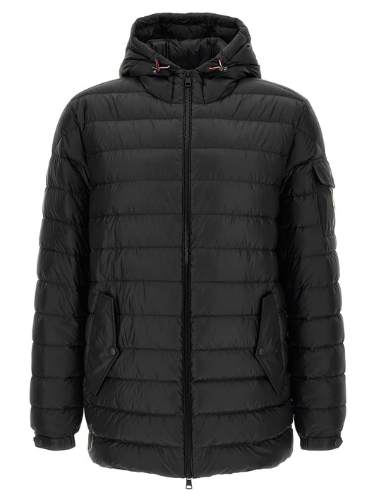 Parka Moncler de poliamida negra