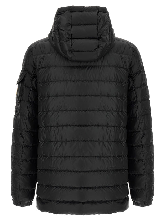 Parka Moncler de poliamida negra