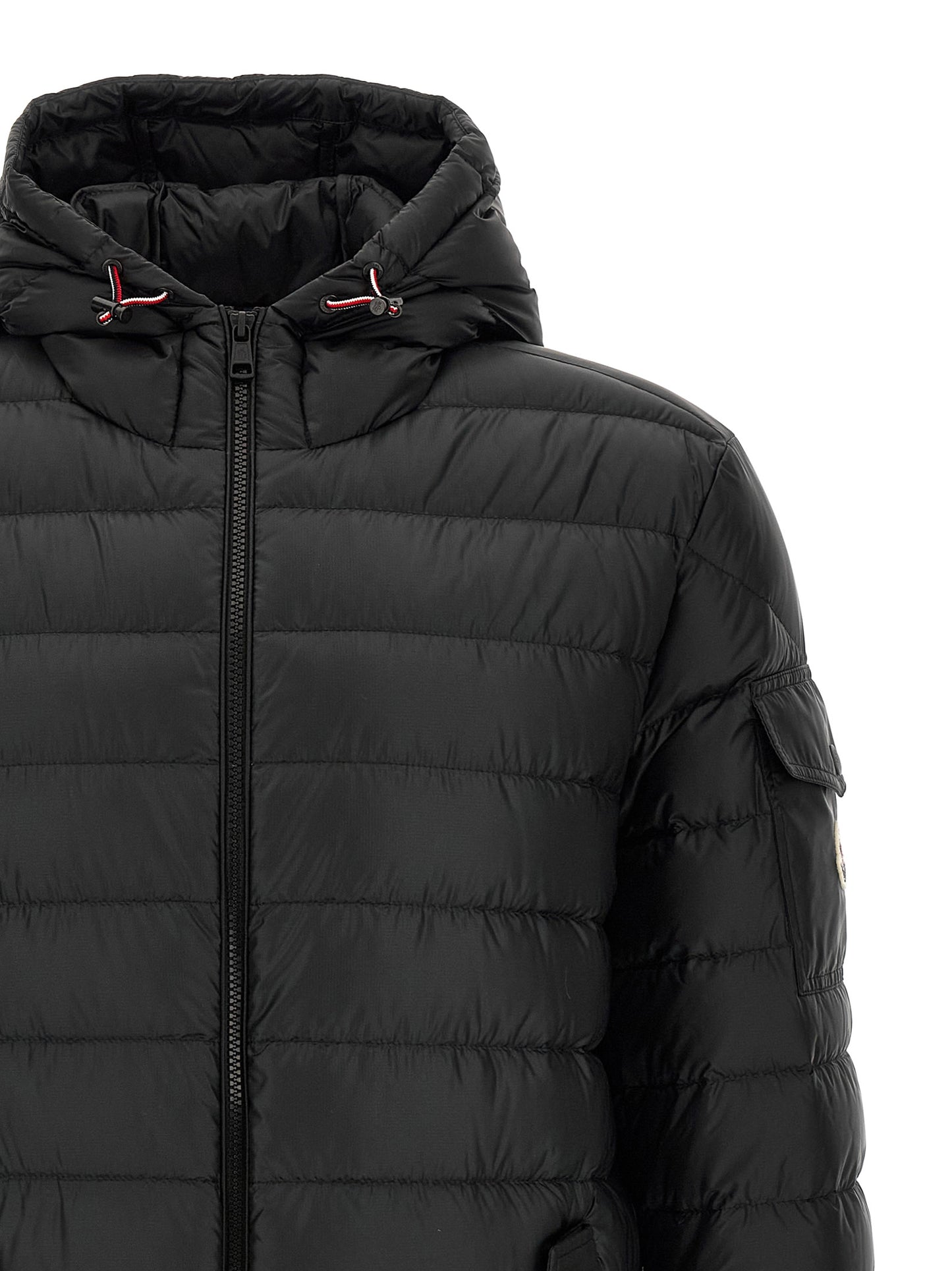 Parka Moncler de poliamida negra