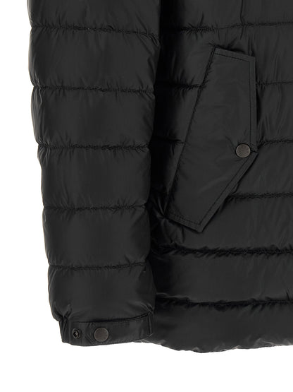 Parka Moncler de poliamida negra