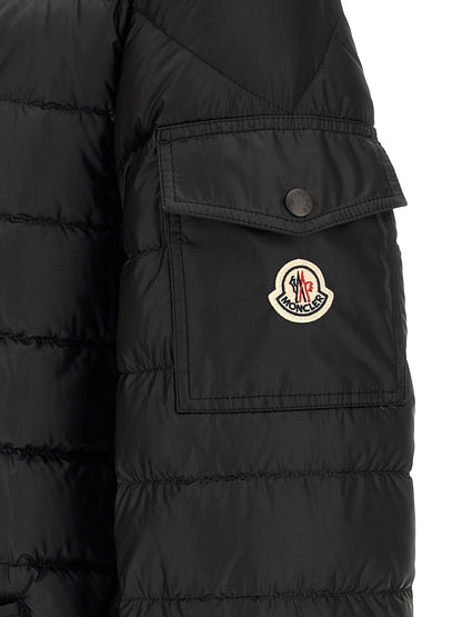 Parka Moncler de poliamida negra