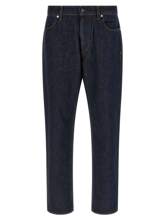 Vaqueros rectos Stone Island de algodón azul