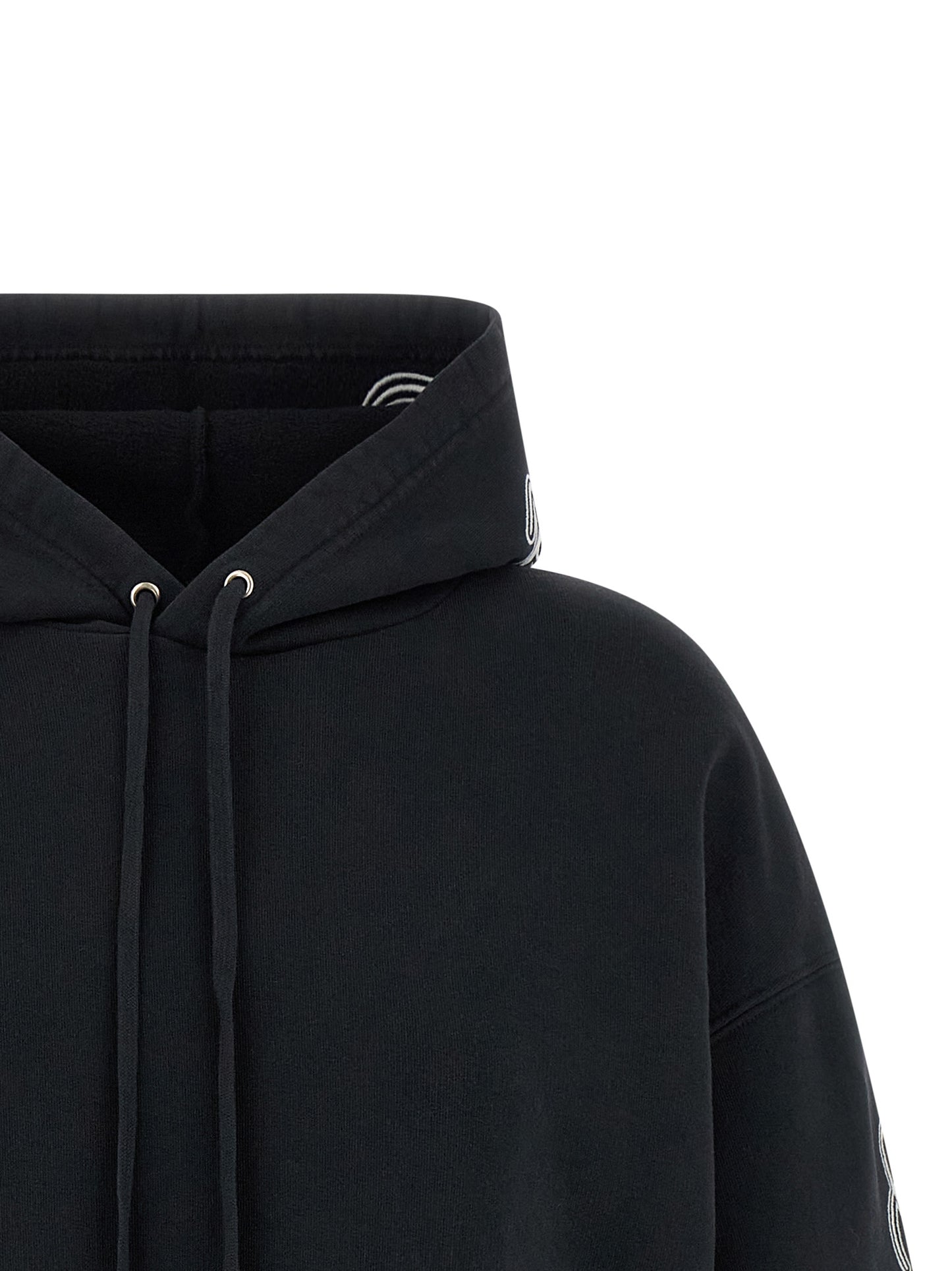 Sweat à capuche Balenciaga en coton noir