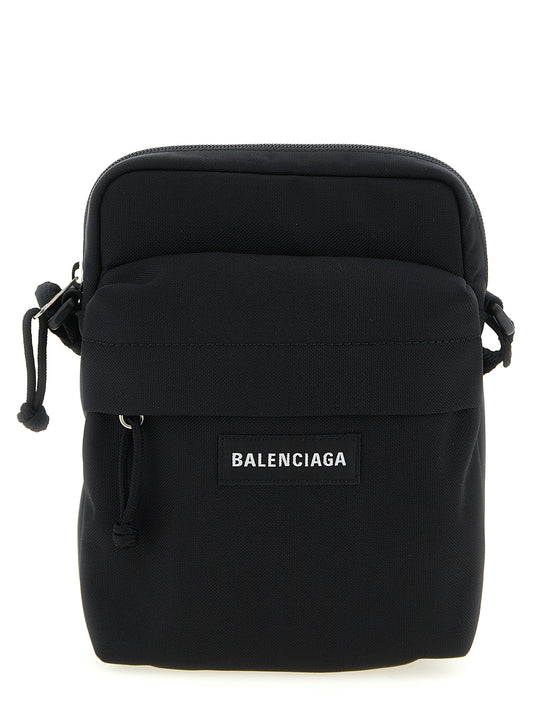 Bolso cruzado Balenciaga de poliamida negra