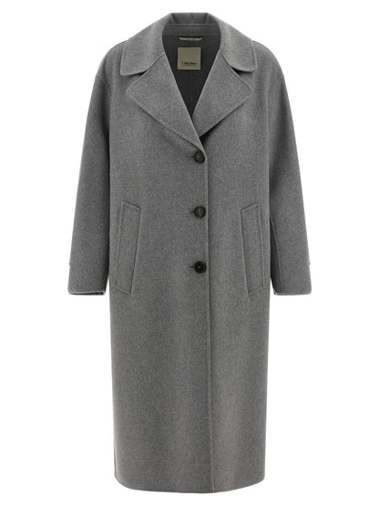 Abrigo gris de lana virgen de 'S Max Mara