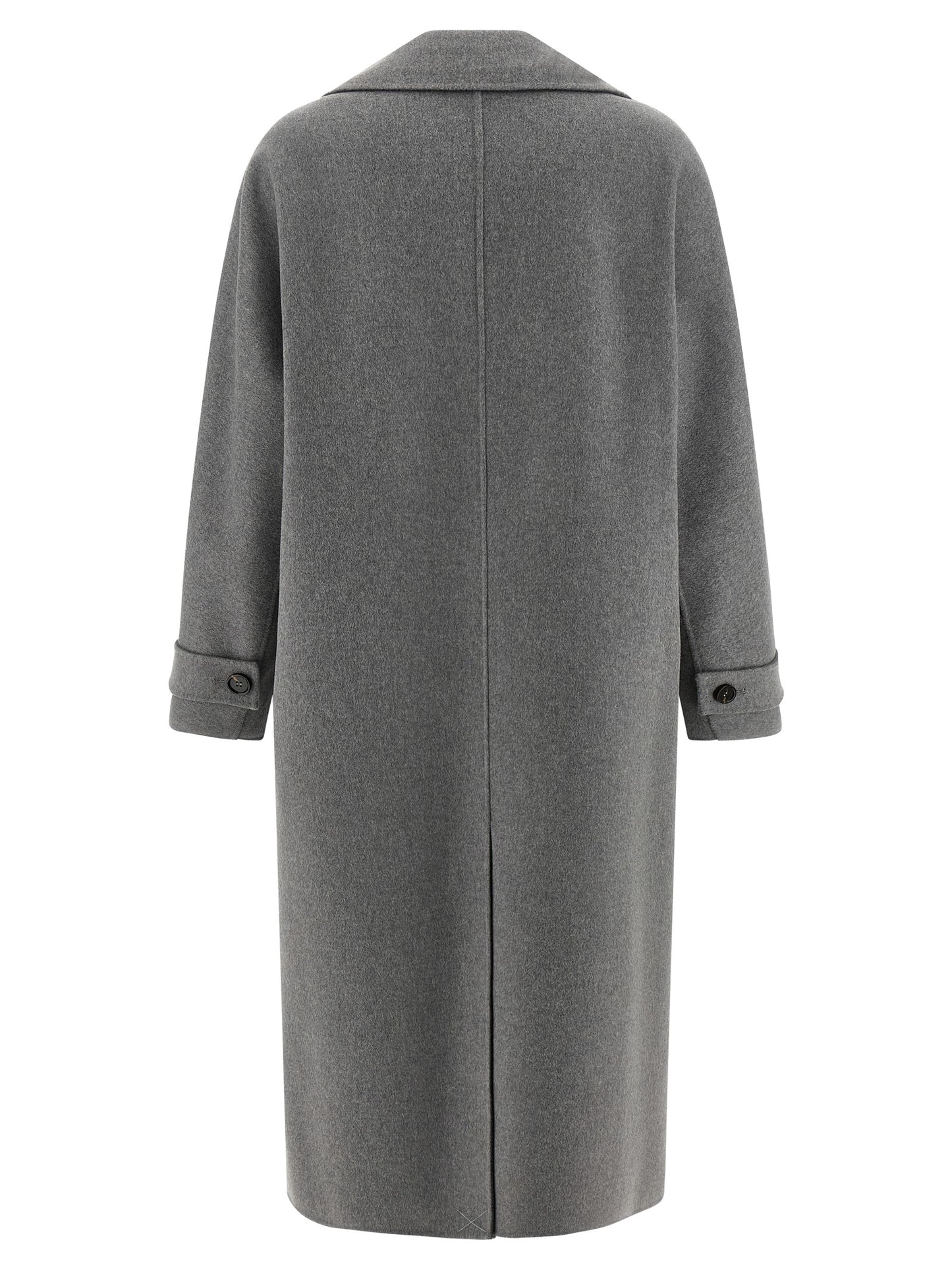 Abrigo gris de lana virgen de 'S Max Mara