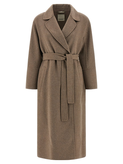 Abrigo de Lana Virgen Marrón 'S Max Mara