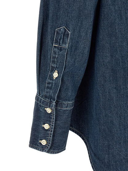 Polo Ralph Lauren Chemisier bleu en coton