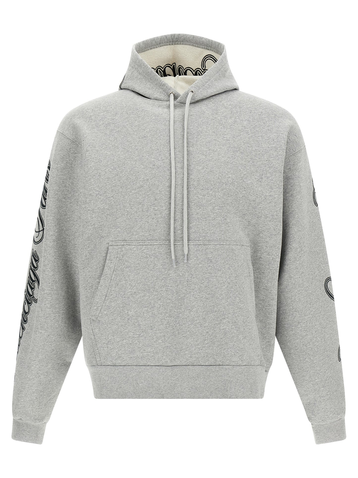 Sudadera de algodón gris Balenciaga