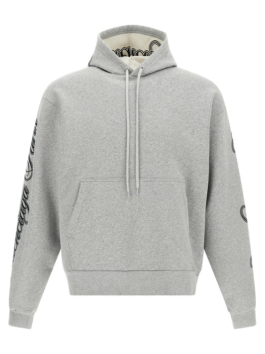 Sudadera de algodón gris Balenciaga