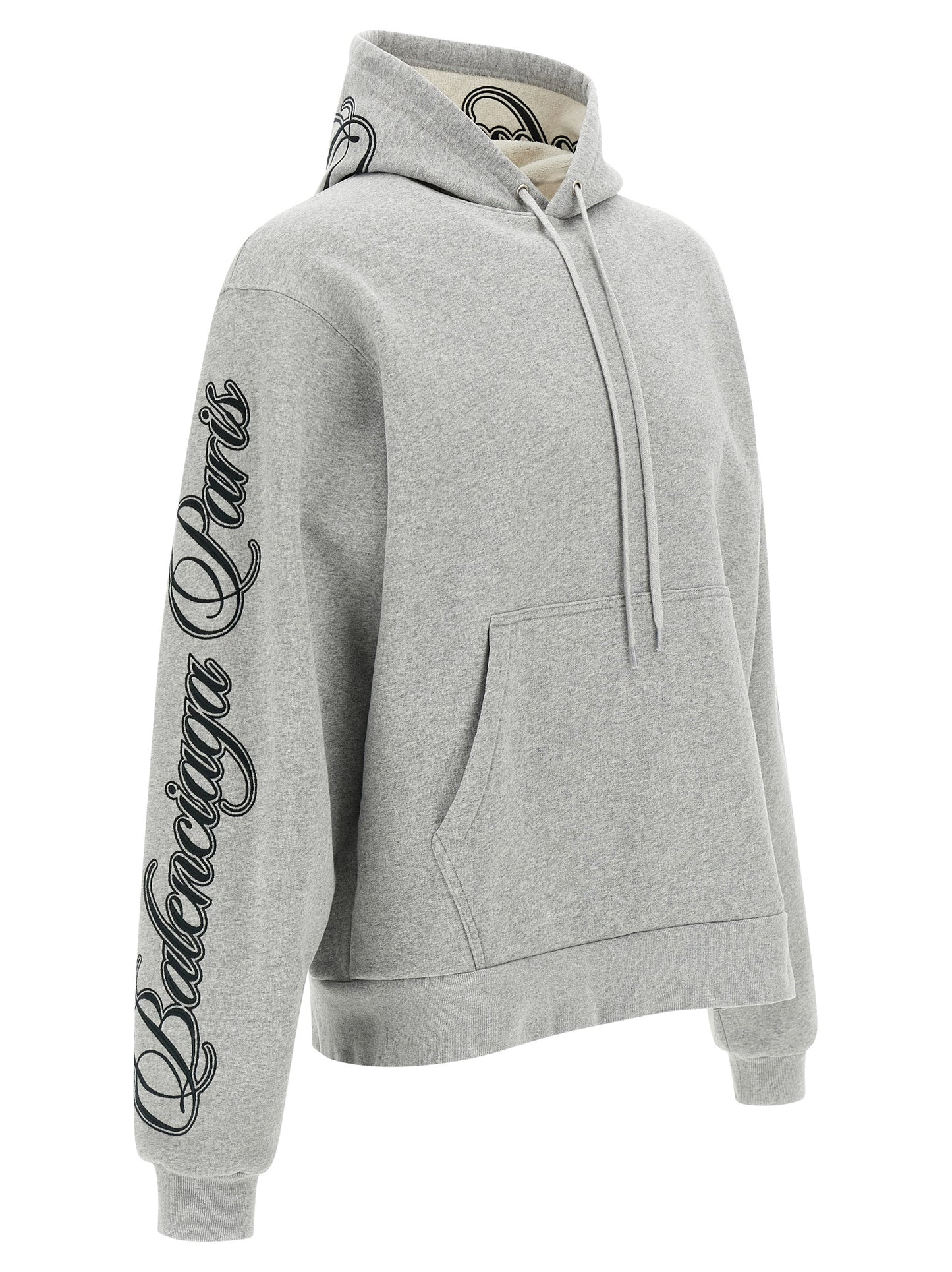 Sudadera de algodón gris Balenciaga