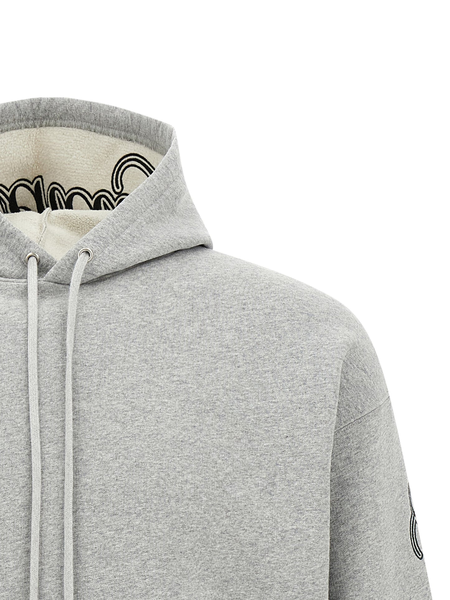 Sudadera de algodón gris Balenciaga