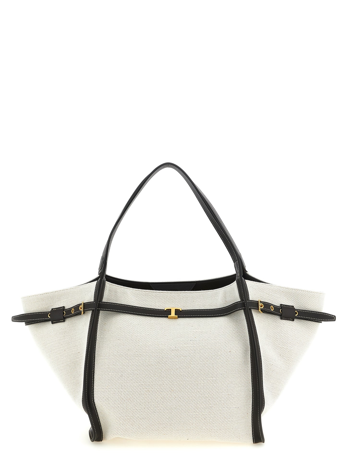 Bolso tote de lino multicolor Tod's