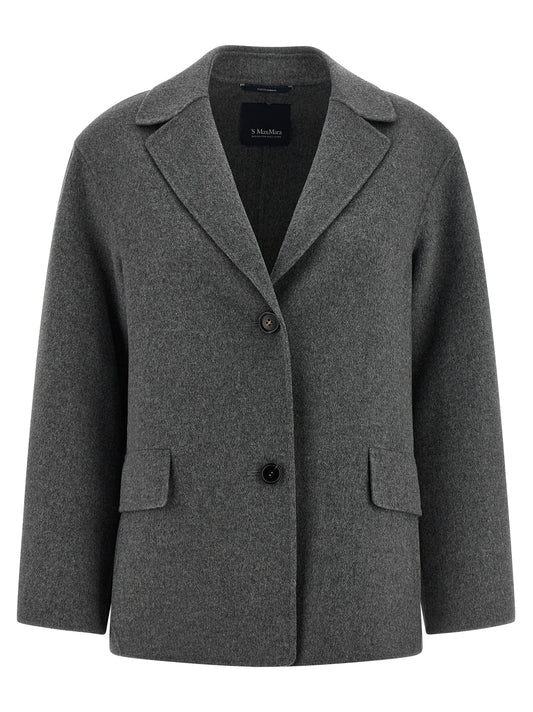 Blazer 'S Max Mara de Lana Virgen Gris