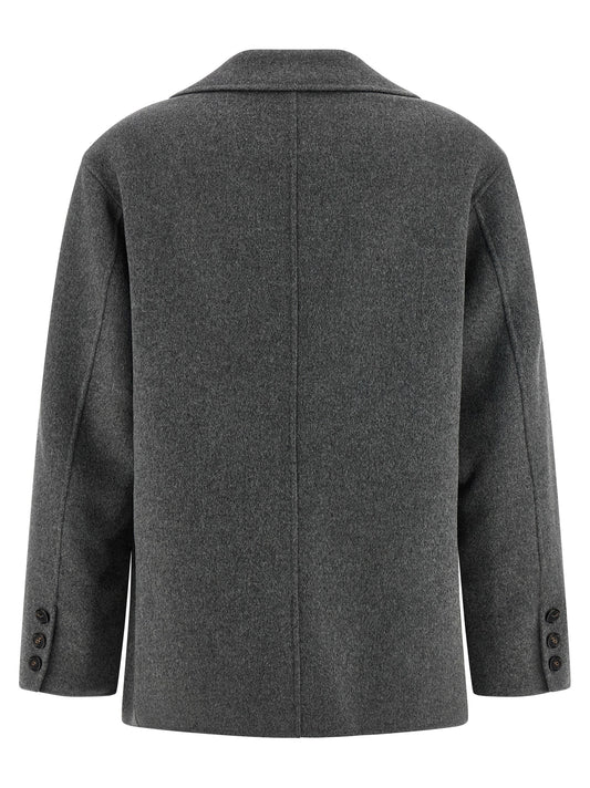 Blazer 'S Max Mara de Lana Virgen Gris