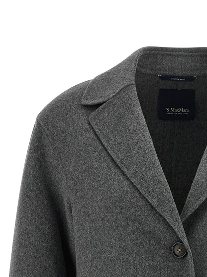 Blazer 'S Max Mara de Lana Virgen Gris