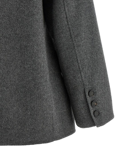 Blazer 'S Max Mara de Lana Virgen Gris
