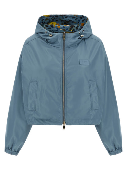Chaqueta Fendi de poliéster azul