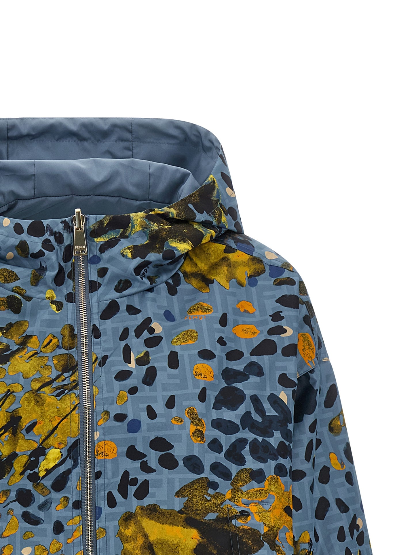 Chaqueta Fendi de poliéster azul
