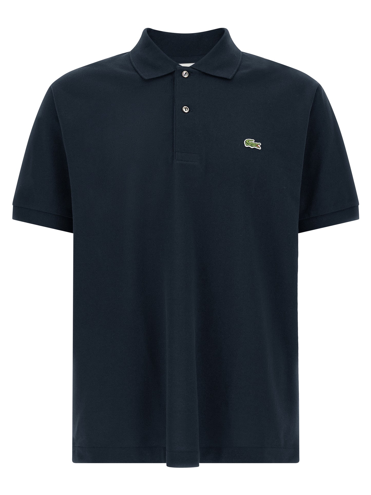 Polo Lacoste de algodón azul