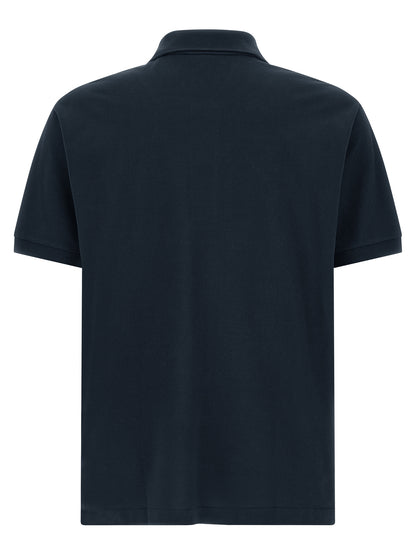 Polo Lacoste de algodón azul