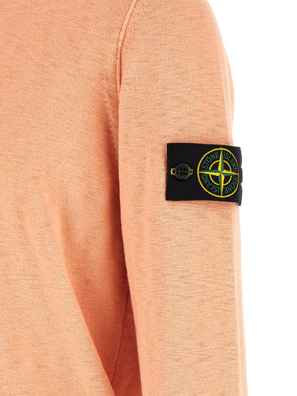 Cardigan en maille multicolore de coton Stone Island