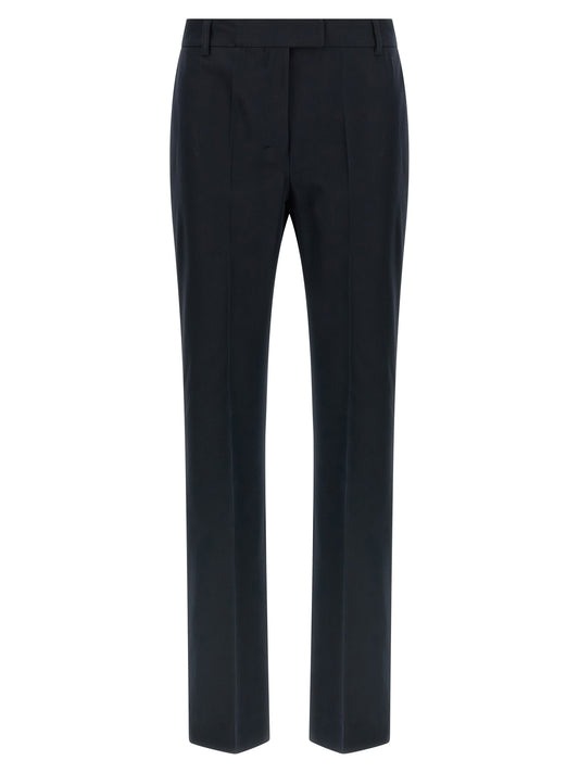 Pantalones acampanados 'S Max Mara de algodón azul