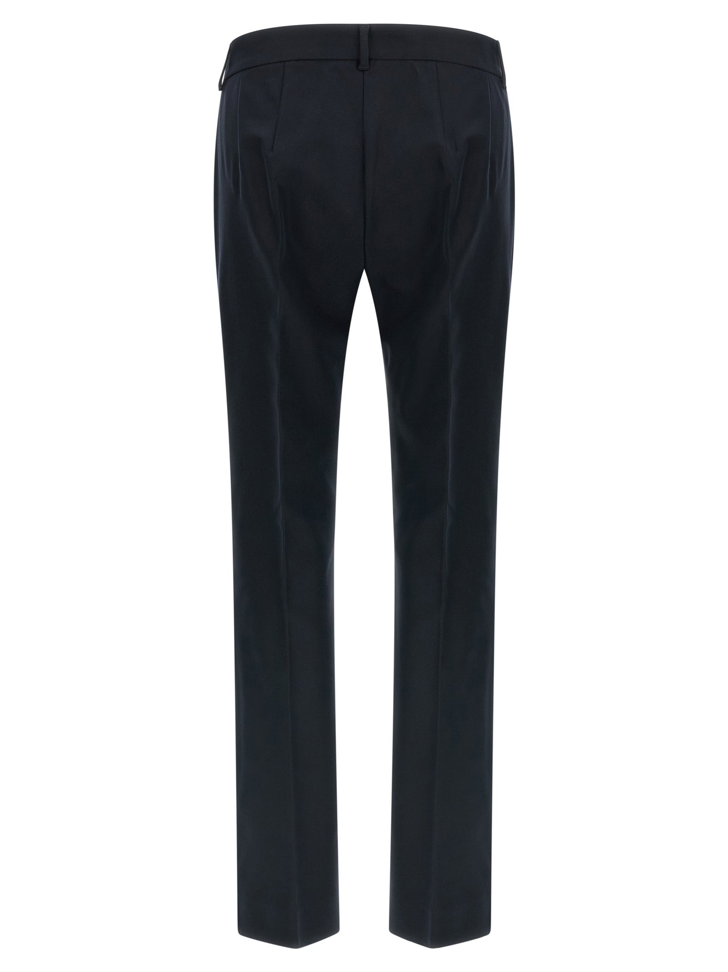 Pantalones acampanados 'S Max Mara de algodón azul