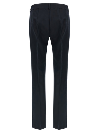 Pantalones acampanados 'S Max Mara de algodón azul