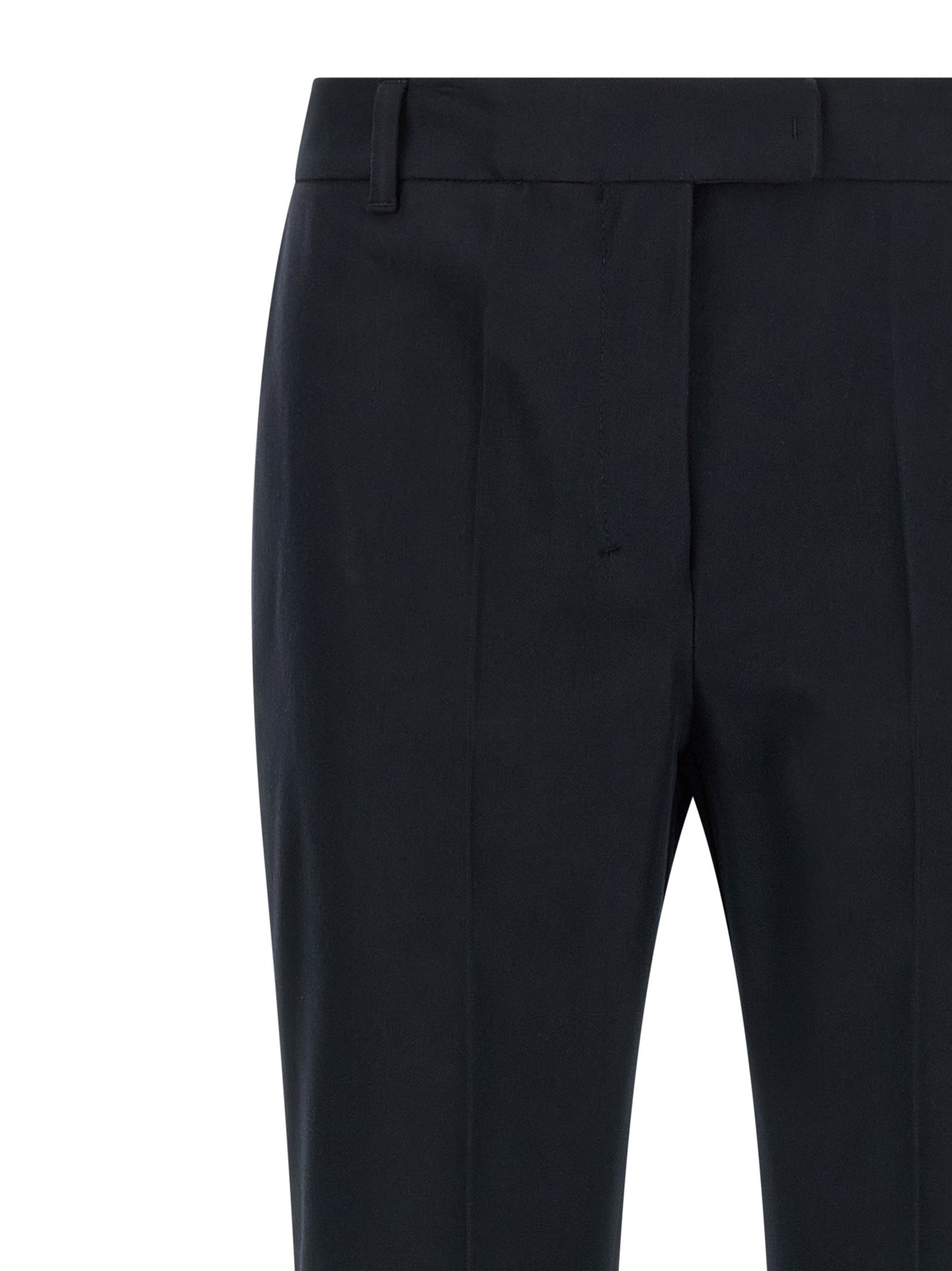 Pantalones acampanados 'S Max Mara de algodón azul