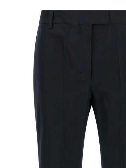 Pantalones acampanados 'S Max Mara de algodón azul