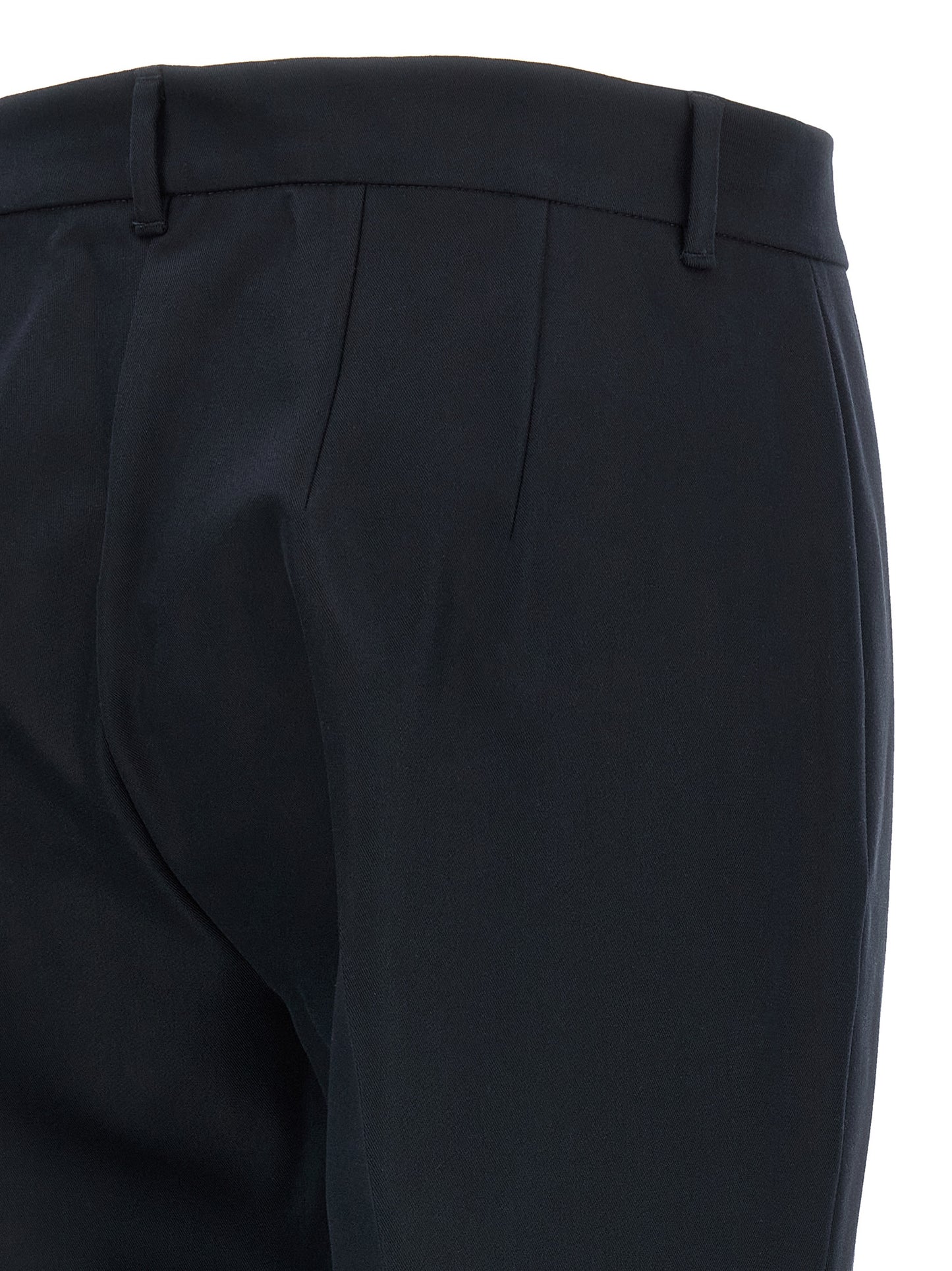 Pantalones acampanados 'S Max Mara de algodón azul