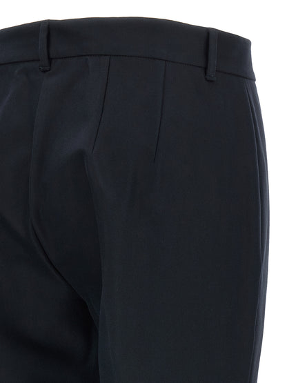 Pantalones acampanados 'S Max Mara de algodón azul
