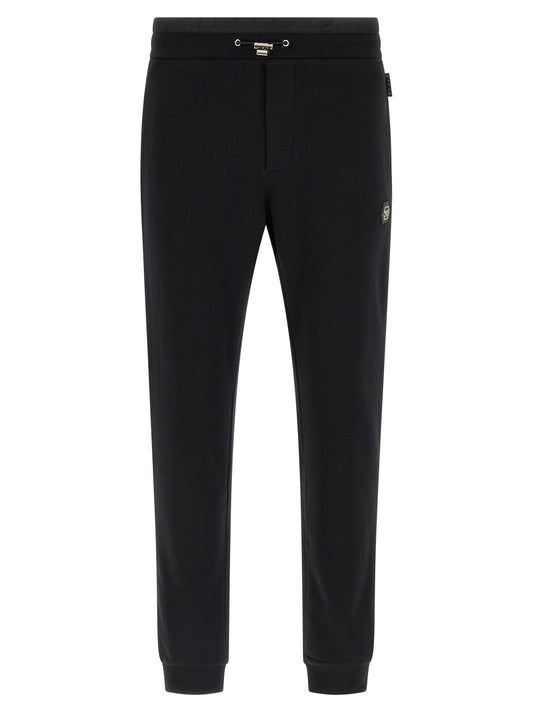 Pantalones deportivos Philipp Plein de algodón negro