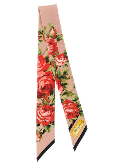 Foulard en soie multicolore Dolce & Gabbana