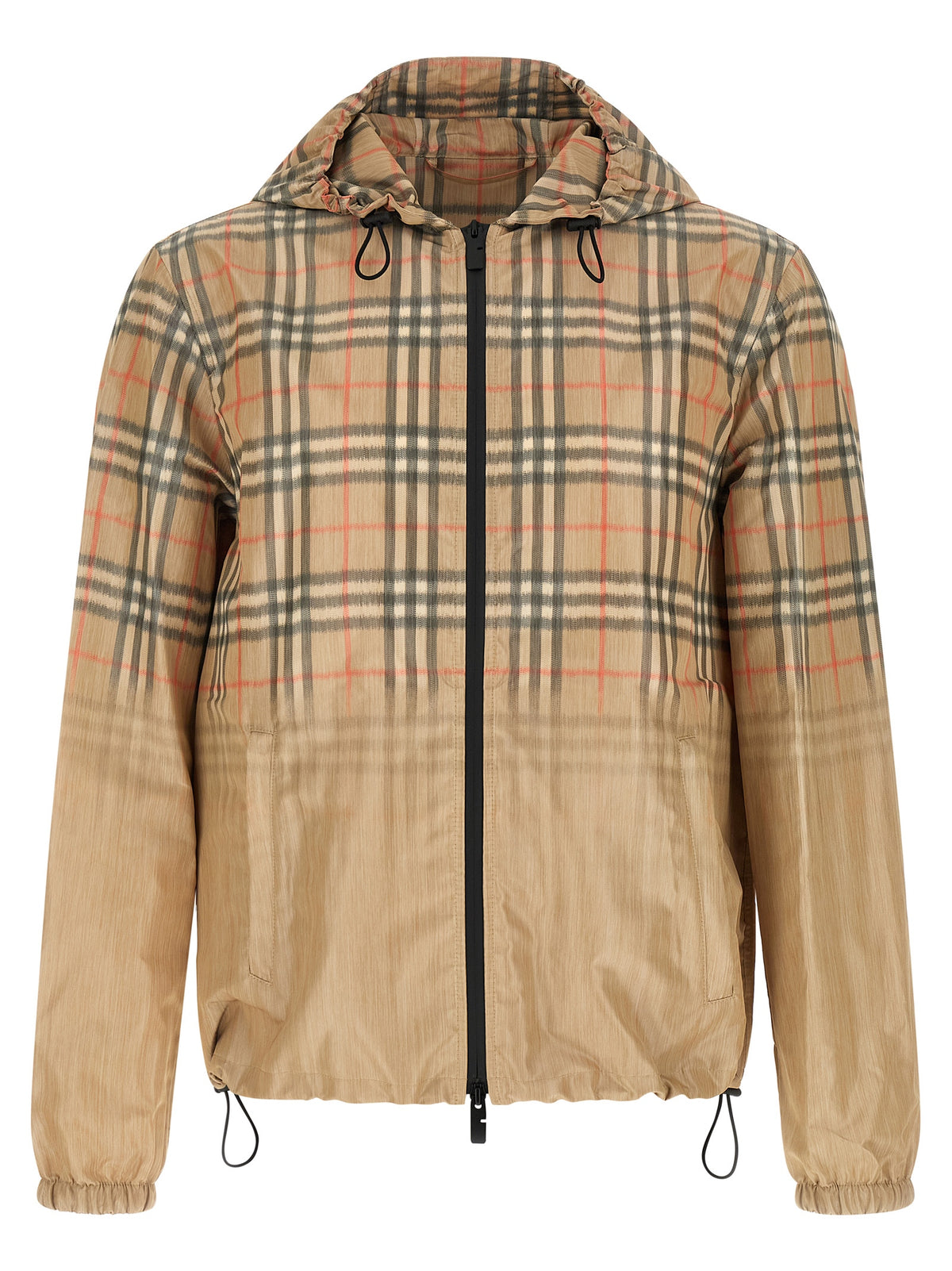 Chaqueta Shell De Viscosa En Color Beige Burberry