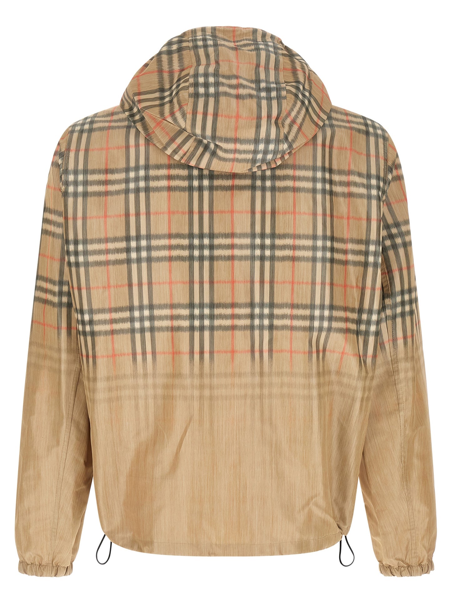 Chaqueta Shell De Viscosa En Color Beige Burberry