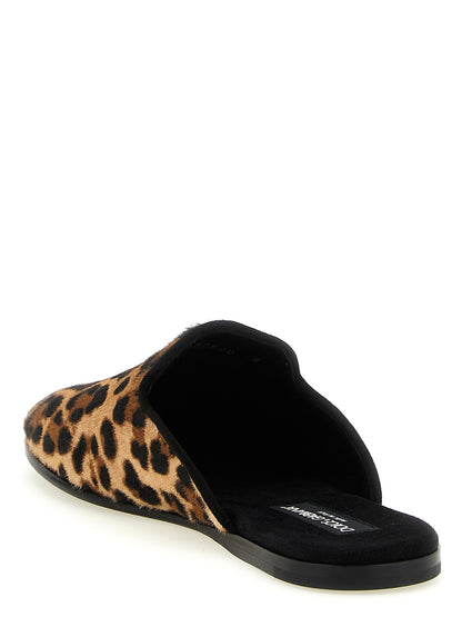Mocassins Dolce & Gabbana en cuir de veau marron