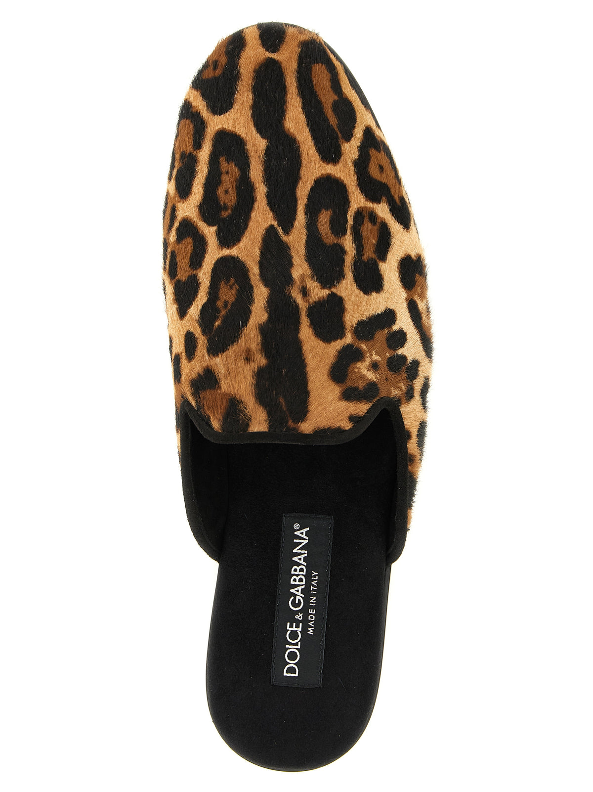 Mocassins Dolce & Gabbana en cuir de veau marron