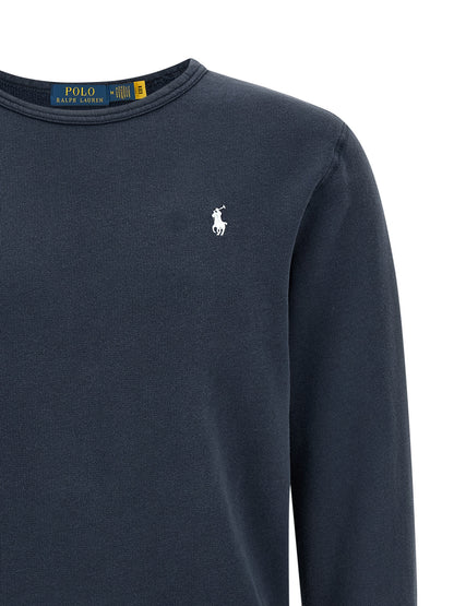 Sweat-shirt Polo Ralph Lauren en coton bleu moderne