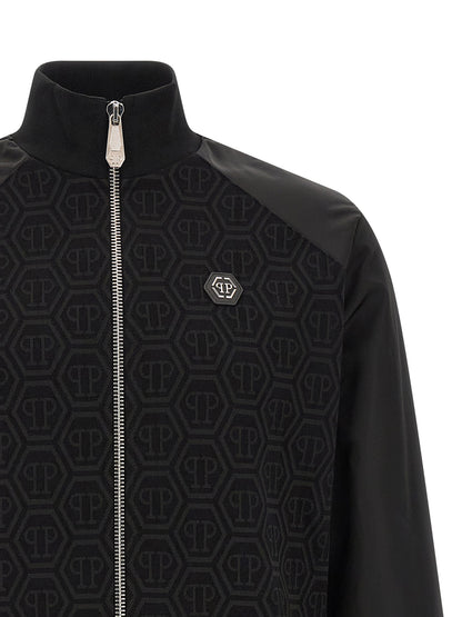 Sudadera Philipp Plein de algodón negra