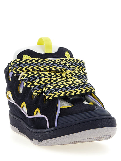 Lanvin Sneakers - Blue Calf Leather