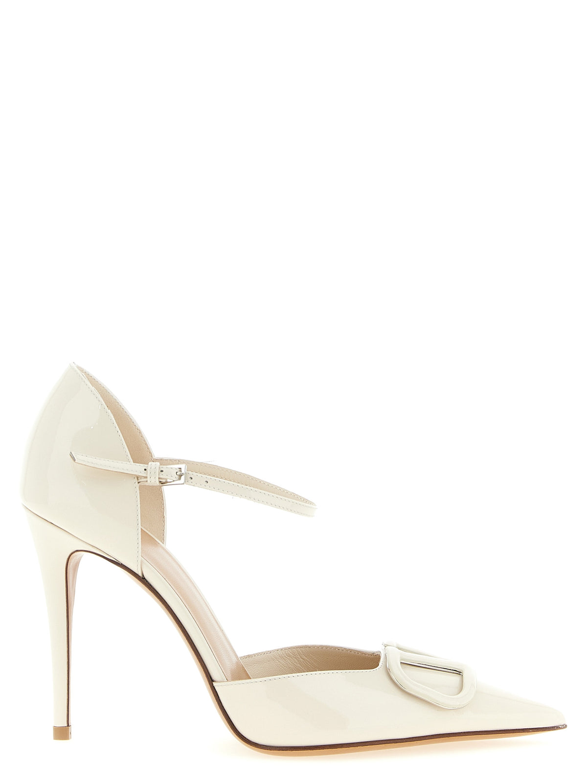 Escarpins Valentino Garavani En Cuir Blanc À Talon Haut